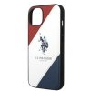 US Polo USHCP14SPSO3 iPhone 14 / 15 / 13 6,1 biały/white Tricolor Embossed